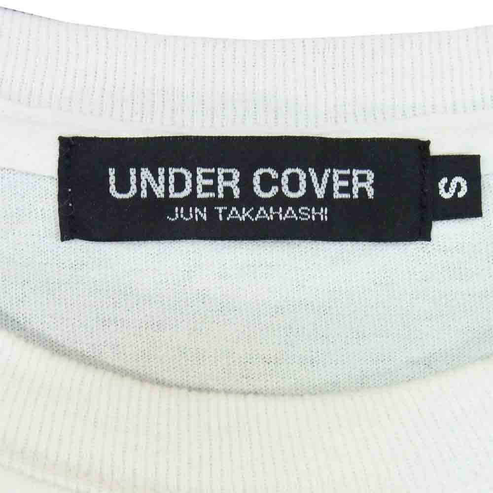 UNDERCOVER アンダーカバー STAY SAFE プリント Tシャツ 半袖 ショートスリーブ コットン ホワイト系 S【中古】