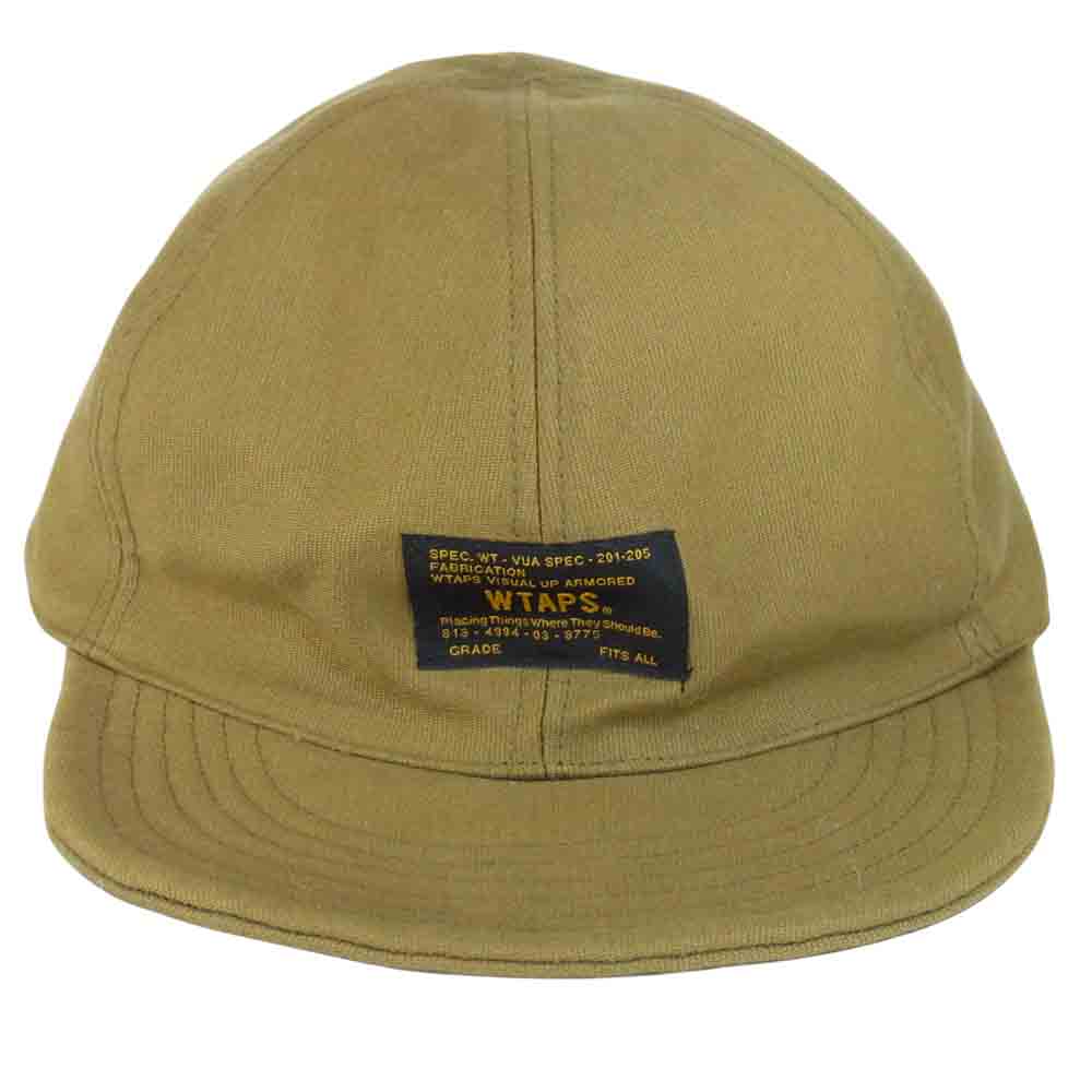 WTAPS ダブルタップス 17AW 172MYDT-HT04 A-3 02 CAP キャップ 帽子 コットン ロゴ カーキ系 F【中古】
