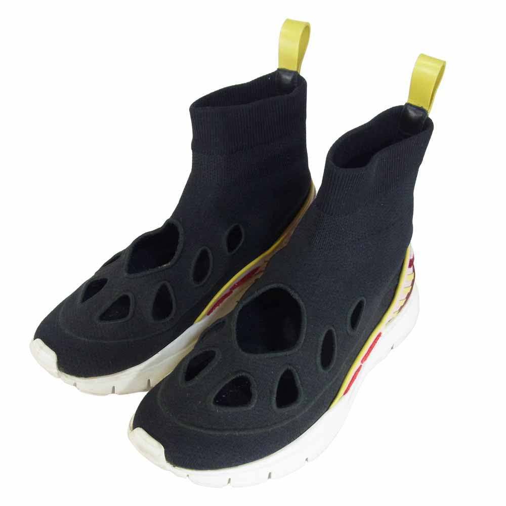 VALENTINO ヴァレンティノ PW0S0G61 HIGH TOP スニーカー イタリア製 スタッズ ブラック系 35.5【中古】