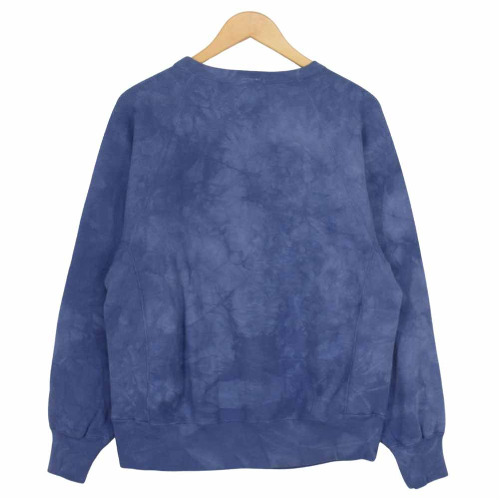 バンブーシュート 2001006 TIE-DIE RW CREW NECK SWEAT タイダイ クルー スウェット ブルー系 M【新古品】【未使用】【中古】