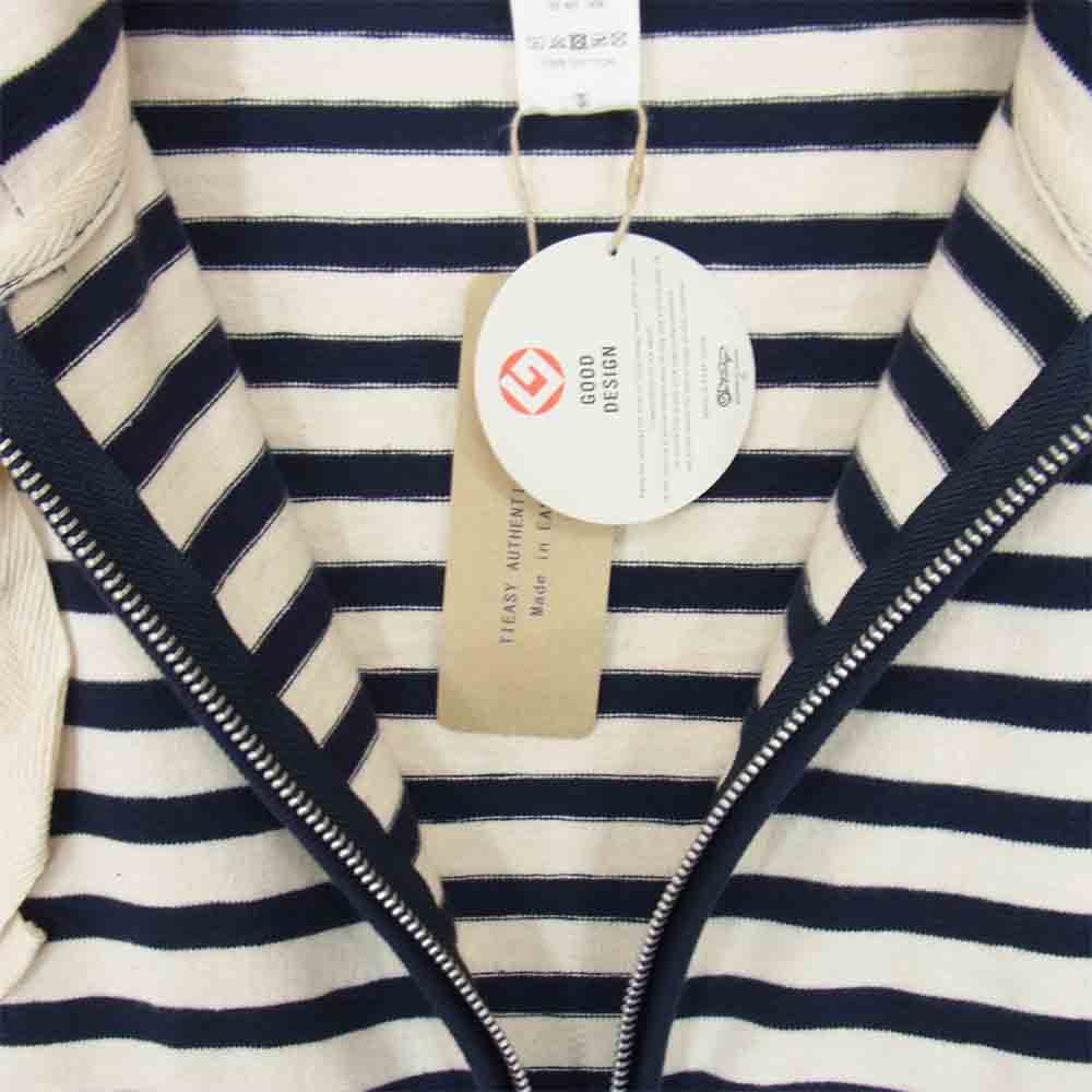 ティージー Hooded Vest カットソー ジップ パーカー ベスト ネイビー系 5【新古品】【未使用】【中古】