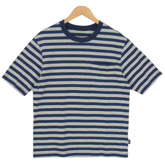 patagonia パタゴニア SP20 52370 Organic Cotton MWP T-SHIRTS オーガニックコットン ポケット Tシャツ ネイビー系 S【新古品】【未使用】【中古】