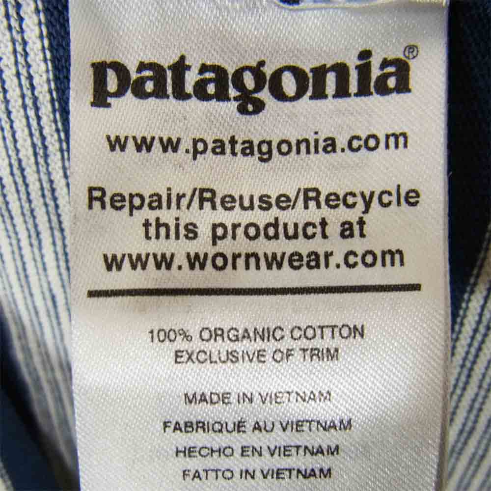 patagonia パタゴニア SP20 52370 Organic Cotton MWP T-SHIRTS オーガニックコットン ポケット Tシャツ ネイビー系 S【新古品】【未使用】【中古】