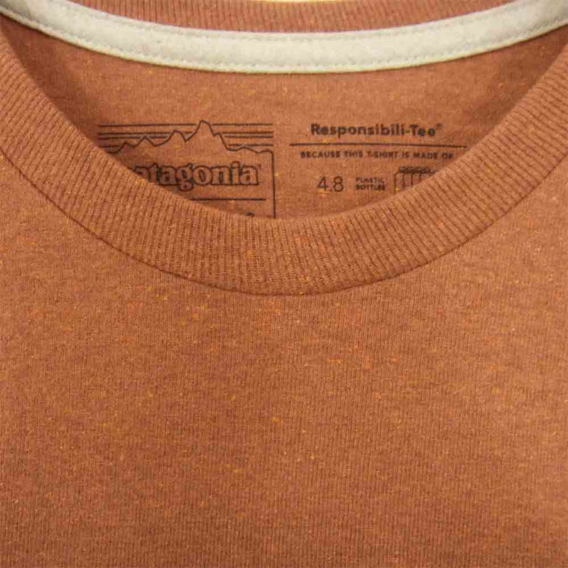 patagonia パタゴニア 38513 L/S Eat Local Goat Responsibili Tee 長袖 Tシャツ ブラウン系 S【新古品】【未使用】【中古】