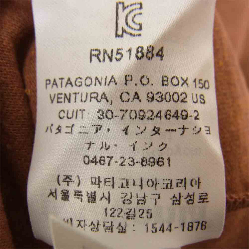 patagonia パタゴニア 38513 L/S Eat Local Goat Responsibili Tee 長袖 Tシャツ ブラウン系 S【新古品】【未使用】【中古】