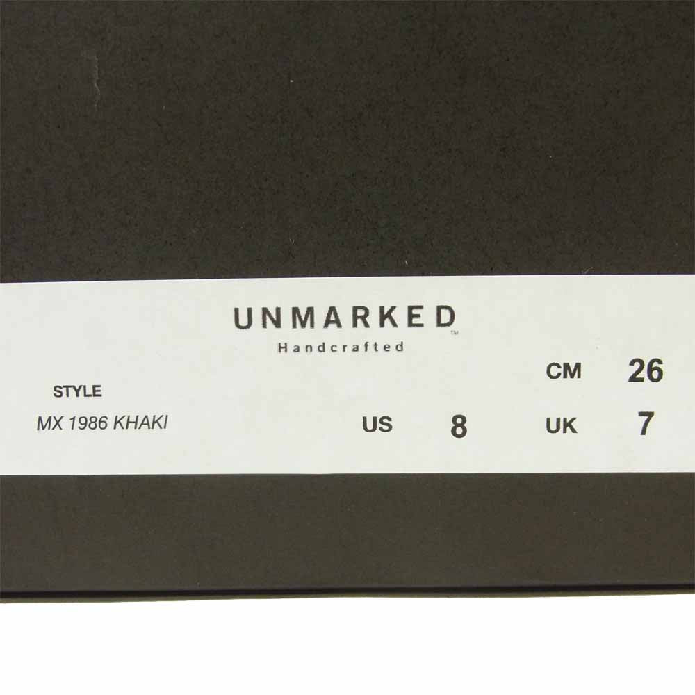 アンマークド MX1986 sneaker スエード スニーカー ライトブラウン系 26cm【新古品】【未使用】【中古】