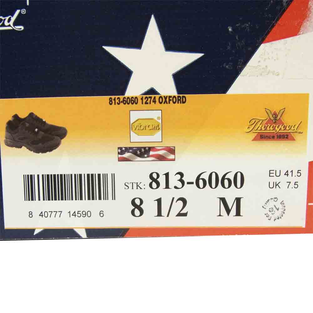 ソログッド 813-6060 OXFORD LIGHTWEIGHT TACTICAL SERIES WORK SHOE オックスフォード シューズ スニーカー ブラック系 M【新古品】【未使用】【中古】