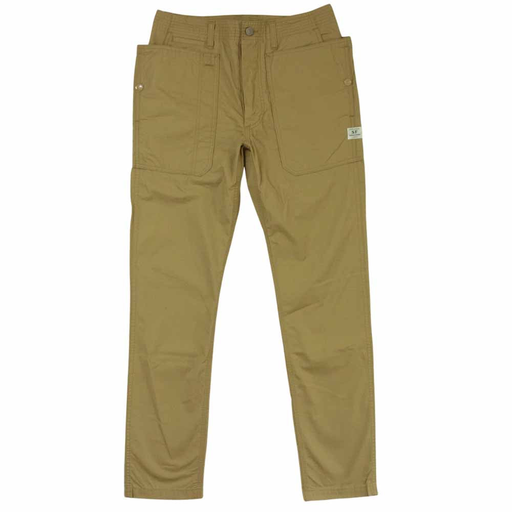 SASAFRAS ササフラス SF-201668 Fall Leaf Sprayer Pants フォール リーフ スプレイヤー パンツ ベージュ系【新古品】【未使用】【中古】