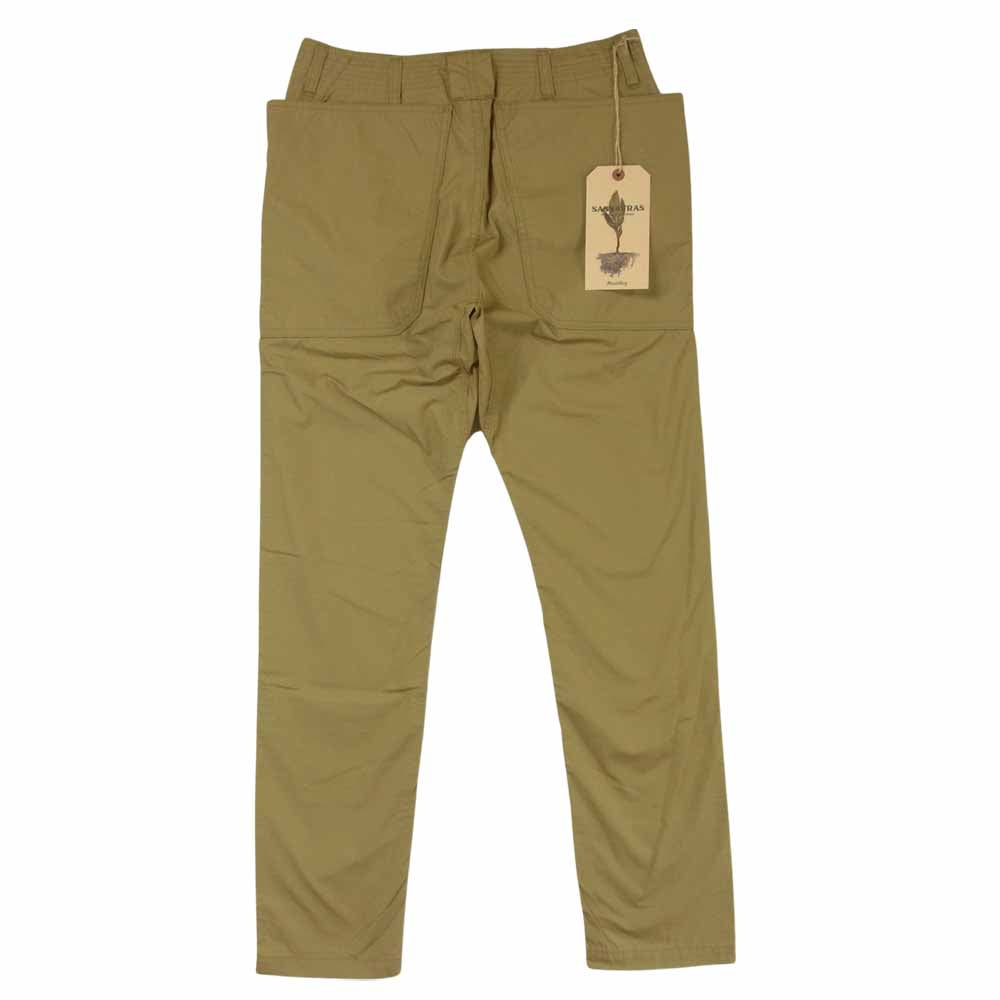 SASAFRAS ササフラス SF-201668 Fall Leaf Sprayer Pants フォール リーフ スプレイヤー パンツ ベージュ系【新古品】【未使用】【中古】