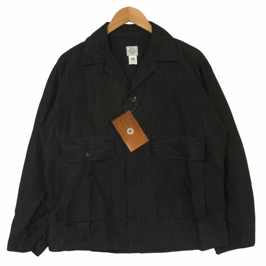 POST OVERALLS ポストオーバーオールズ 3104-CL1 WALKABOUT 2 ウォークアバウト 長袖 シャツ ジャケット charcoal S【新古品】【未使用】【中古】