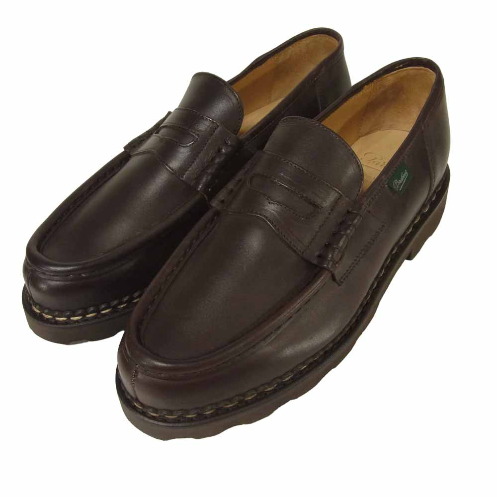 Paraboot パラブーツ 99413 REIMS MARCHE ランス ローファー シューズ ブラウン系 8【新古品】【未使用】【中古】
