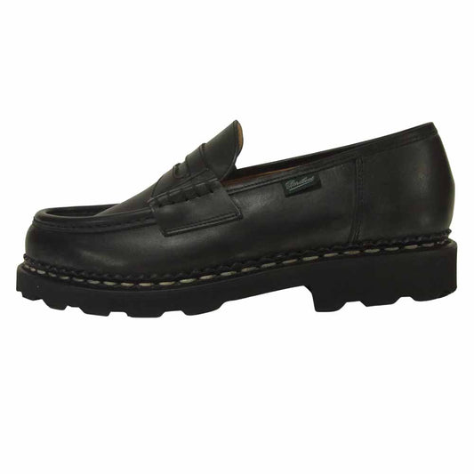 Paraboot パラブーツ 99412 REIMS MARCHE ランス ローファー シューズ ブラック系 6.5F【新古品】【未使用】【中古】