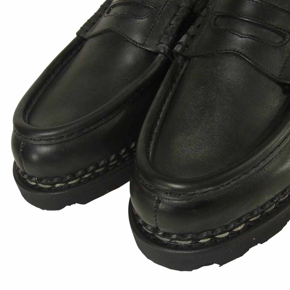 Paraboot パラブーツ 99412 REIMS MARCHE ランス ローファー シューズ ブラック系 6.5F【新古品】【未使用】【中古】