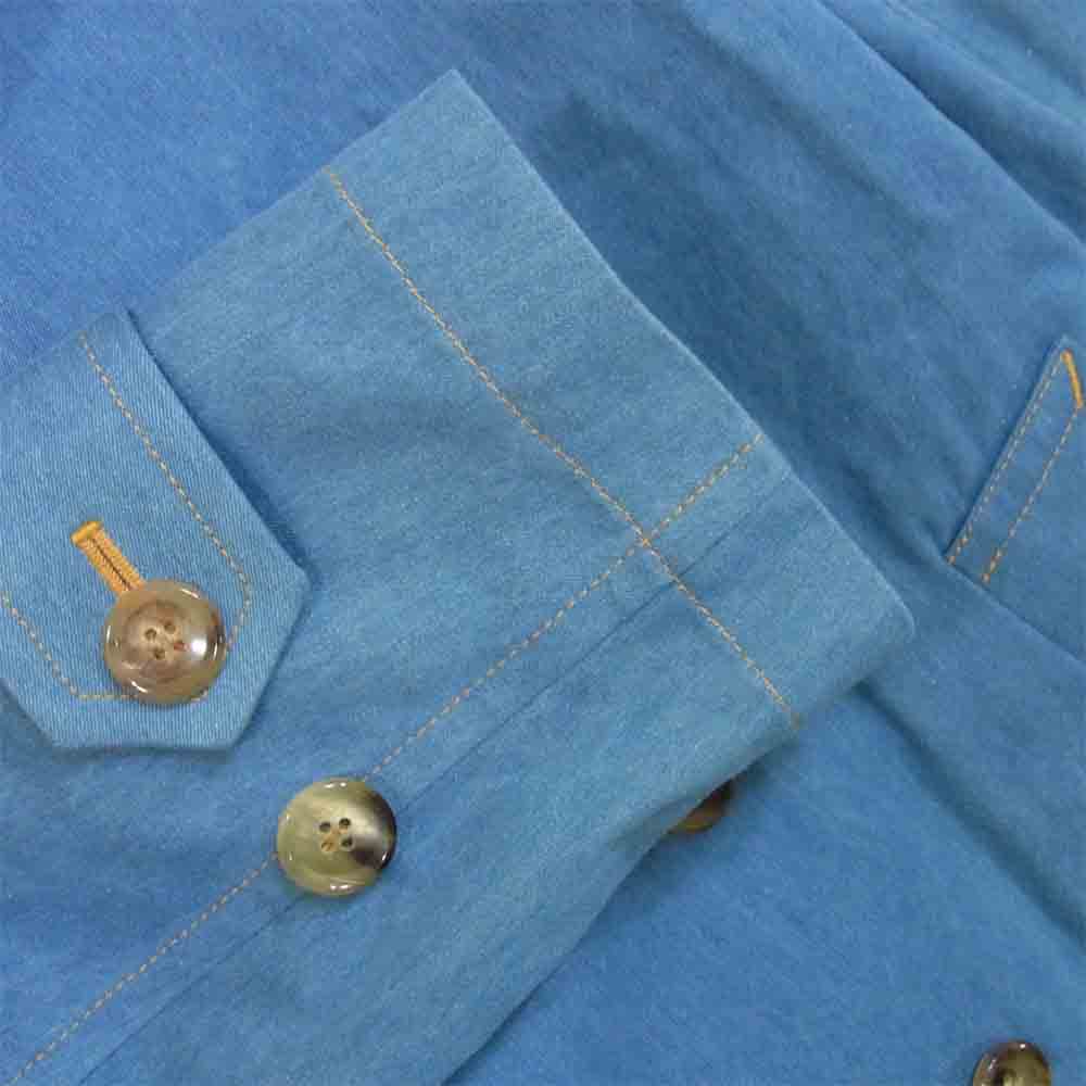 JUNYA WATANABE COMME des GARCONS ジュンヤワタナベコムデギャルソン AD2018 JC-C002 デニム トレンチ コート ブルー系 S【美品】【中古】