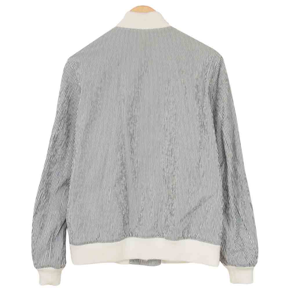 WACKO MARIA ワコマリア 16SS VARSITY JACKET ストライプ バーシティ ジャケット ブルー系 L【極上美品】【中古】