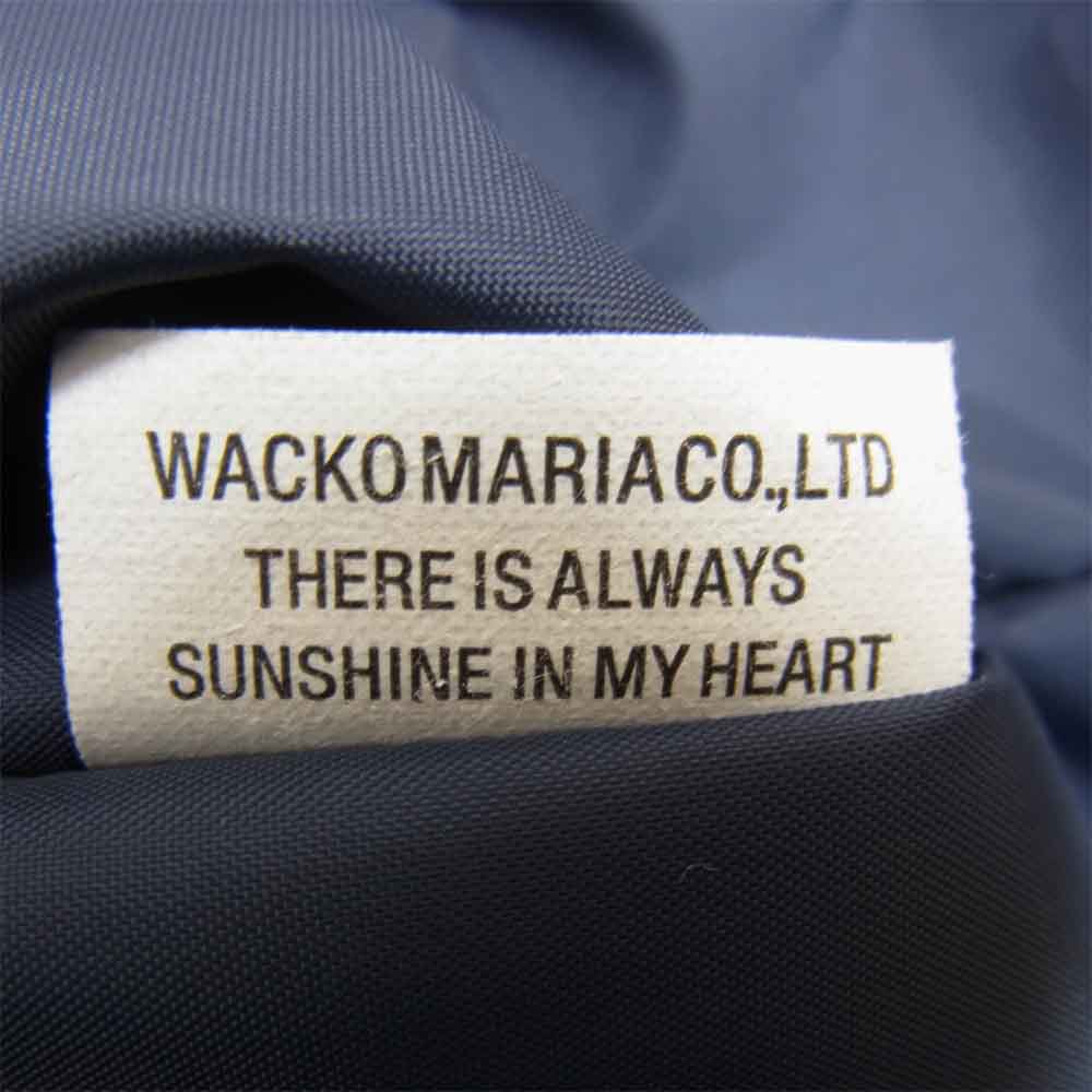 WACKO MARIA ワコマリア 15AW 15FW-WMO-BL14 CORDUROY COACH JACKET 中綿シンサレート コーデュロイ コーチ ジャケット エンジ系 L【極上美品】【中古】