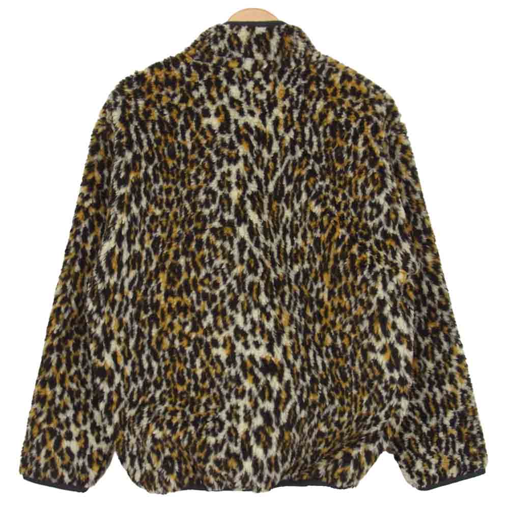 WACKO MARIA ワコマリア 18AW 18FW-WMO-OD10 LEOPARD BOA FLEECE JACKET レオパード ボアフリース ジャケット ブラウン系 M【新古品】【未使用】【中古】