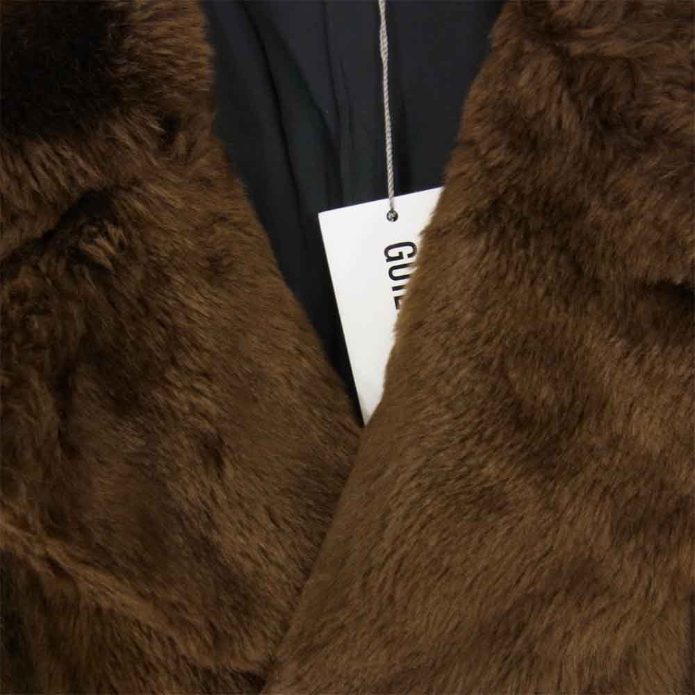 WACKO MARIA ワコマリア 17AW 17FW-WMO-CO03 FUR DOUBLE BREASTED COAT フェイクファーコート ブラウン系 M【新古品】【未使用】【中古】