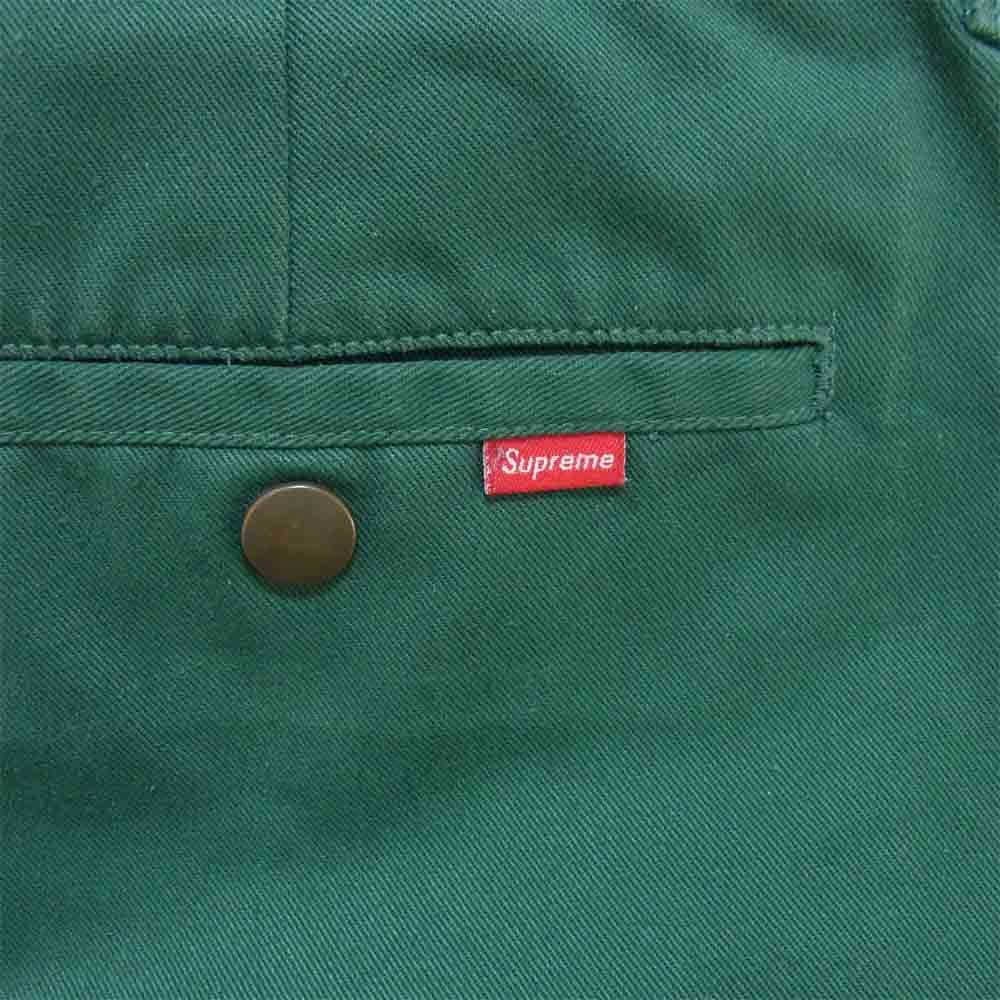 Supreme シュプリーム 19AW work pant ワークパンツ ワーク パンツ グリーン系 34【中古】