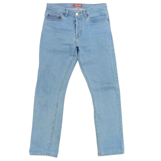 Supreme シュプリーム 20SS stone washed slim jean ストーンウォッシュ スリム ジーンズ washed indigo 32【中古】
