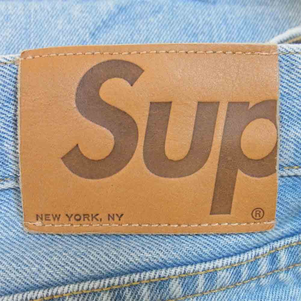 Supreme シュプリーム 20SS stone washed slim jean ストーンウォッシュ スリム ジーンズ washed indigo 32【中古】