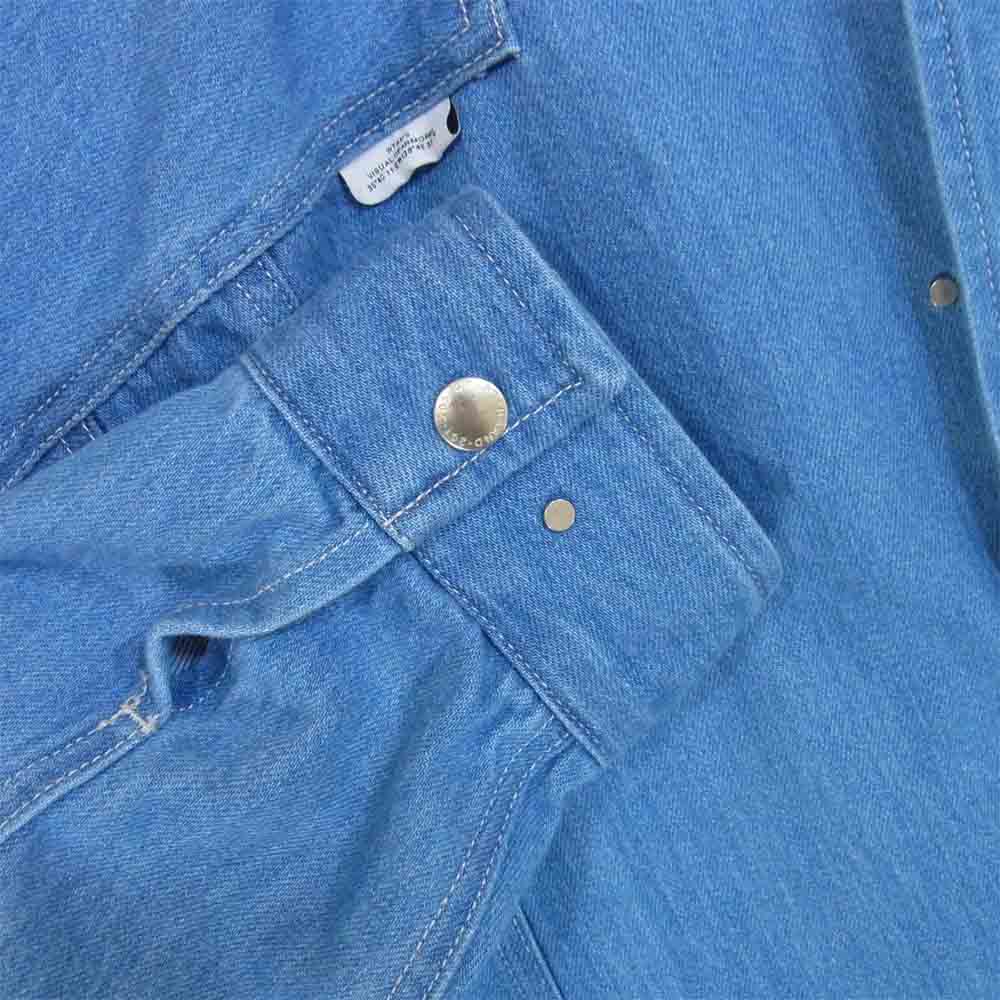 WTAPS ダブルタップス 21SS 211WVDT-JKM02 THOMPSON フィッシュテール デニム コート インディゴブルー系 L【極上美品】【中古】