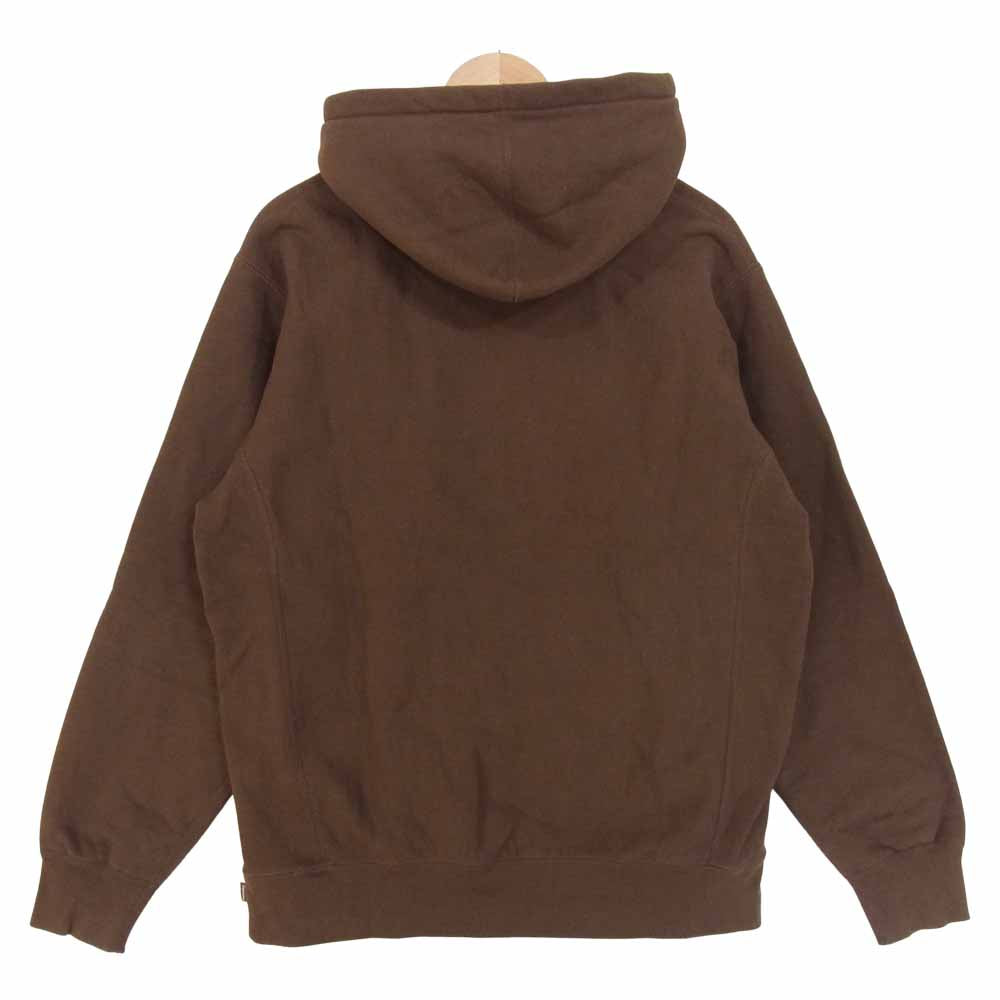 Supreme シュプリーム 19AW Bandana Box Logo Hooded Sweatshirt パーカ スウェット プルオーバー ブラウン系 L【中古】