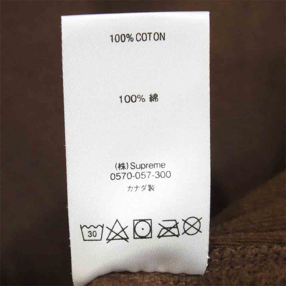Supreme シュプリーム 19AW Bandana Box Logo Hooded Sweatshirt パーカ スウェット プルオーバー ブラウン系 L【中古】