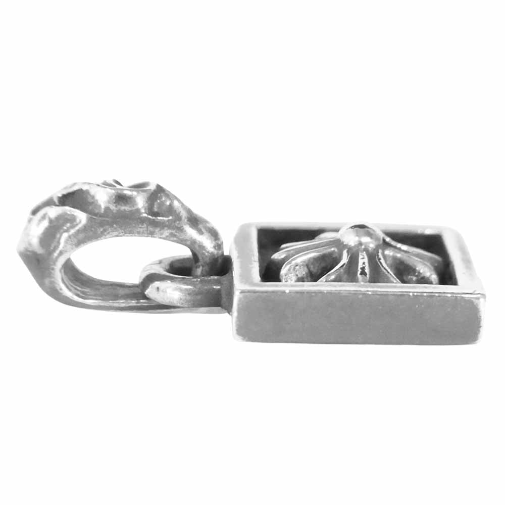 CHROME HEARTS クロムハーツ（原本無） FRAMED CH PLUS フレームド チャーム CHプラス ネックレス トップ シルバー系 4.84【中古】