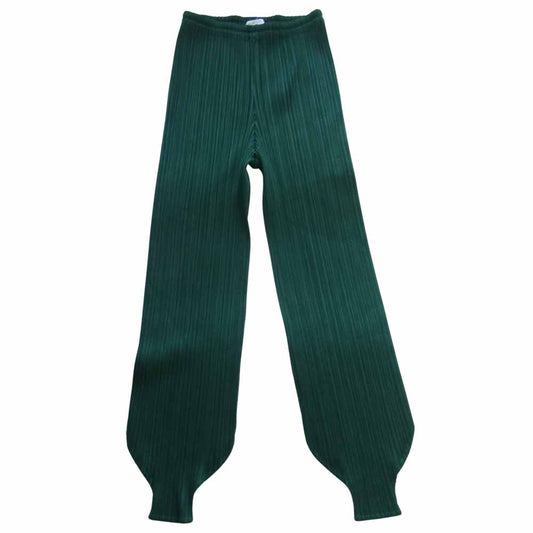 PLEATS PLEASE プリーツプリーズ PP21-JF024 ISSEY MIYAKE イッセイミヤケ プリーツ加工 ジョッパーズ パンツ グリーン グリーン系 1【中古】