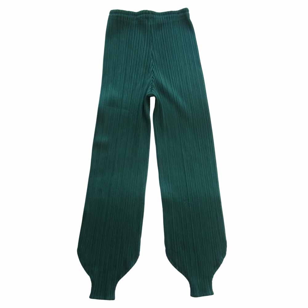PLEATS PLEASE プリーツプリーズ PP21-JF024 ISSEY MIYAKE イッセイミヤケ プリーツ加工 ジョッパーズ パンツ グリーン グリーン系 1【中古】