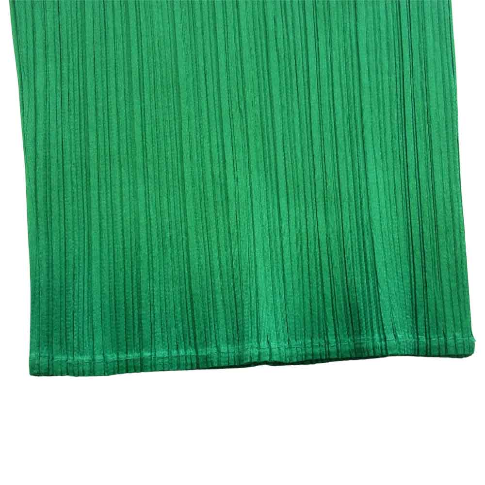 PLEATS PLEASE プリーツプリーズ PP81-JF643 ISSEY MIYAKE イッセイミヤケ プリーツ加工 パンツ グリーン グリーン系 4【中古】