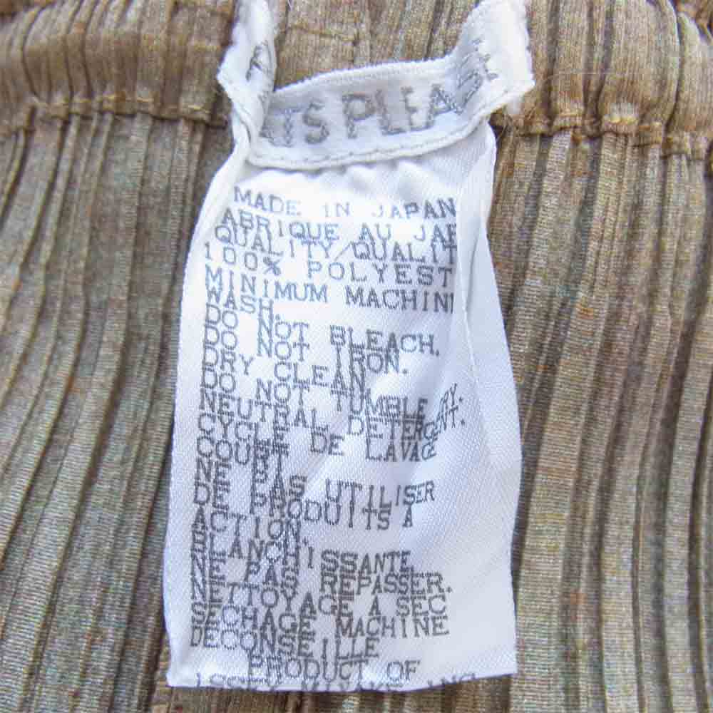 PLEATS PLEASE プリーツプリーズ PP84-JF543 ISSEY MIYAKE イッセイミヤケ プリーツ加工 総柄 パンツ マルチカラー系 4【美品】【中古】