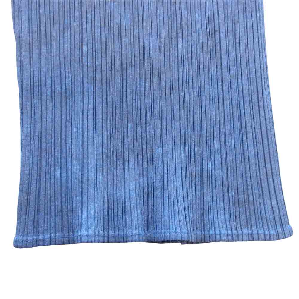 PLEATS PLEASE プリーツプリーズ PP84-JF243 ISSEY MIYAKE イッセイミヤケ プリーツ加工 メランジ 柄 パンツ ブルー系 1【美品】【中古】