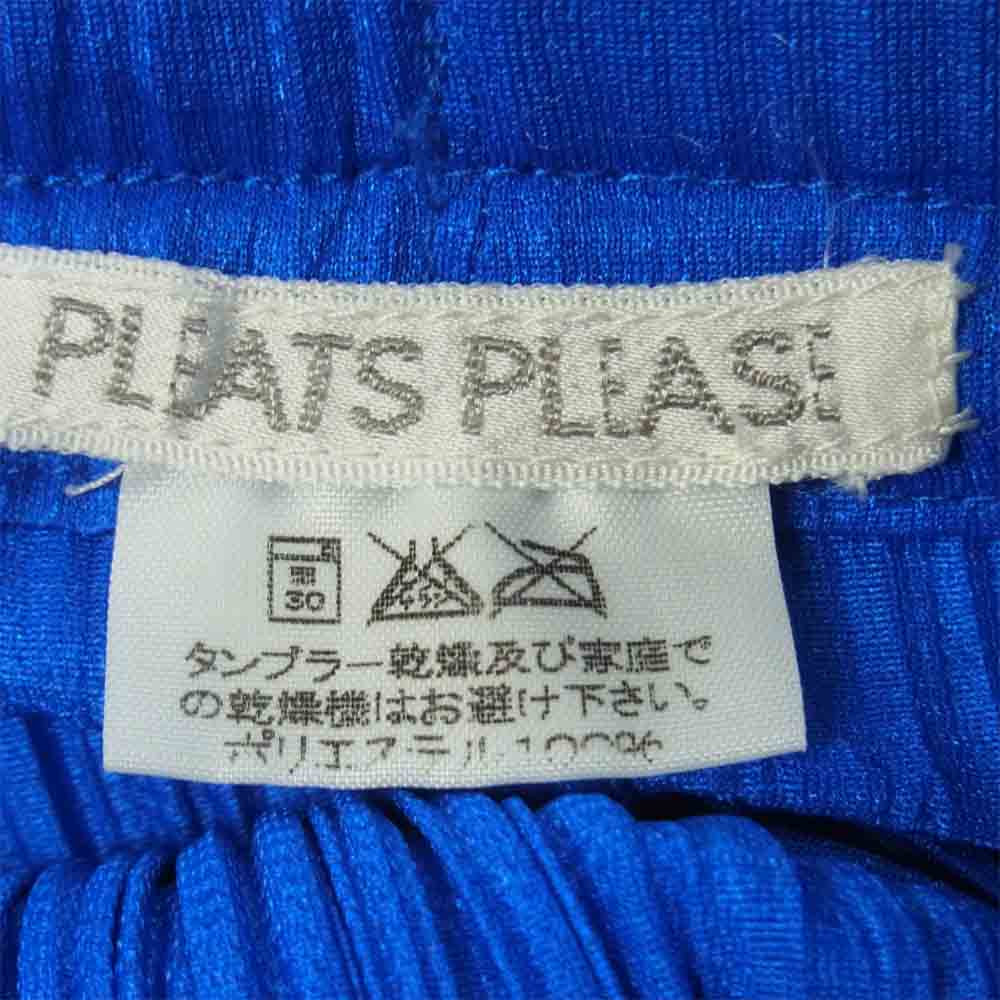 PLEATS PLEASE プリーツプリーズ PP01-JF303 ISSEY MIYAKE イッセイミヤケ プリーツ加工 パンツ ブルー系 3【美品】【中古】