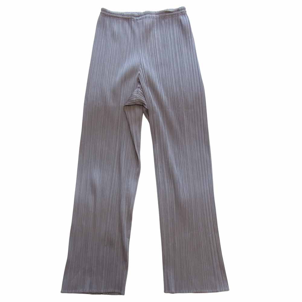 PLEATS PLEASE プリーツプリーズ PP04-JF609 ISSEY MIYAKE イッセイミヤケ プリーツ加工 パンツ グレー グレー系 1【中古】