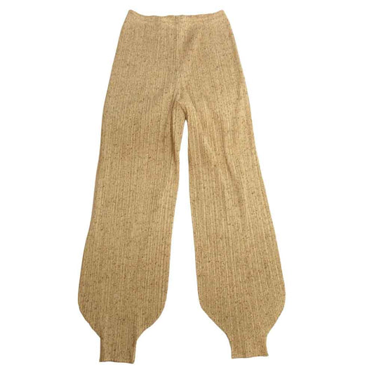 PLEATS PLEASE プリーツプリーズ PP84-JF411 ISSEY MIYAKE イッセイミヤケ プリーツ加工 総柄 ジョッパーズ ベージュ系 3【美品】【中古】