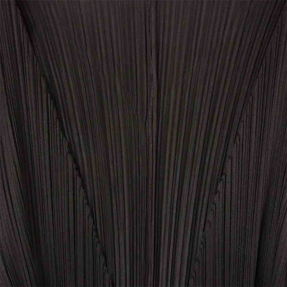 PLEATS PLEASE プリーツプリーズ イッセイミヤケ PP82-J0607 ISSEY MIYAKE イッセイミヤケ プリーツ加工 ボタンレス カーディガン ダークパープル系 4【美品】【中古】