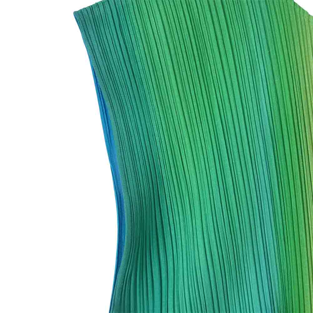 PLEATS PLEASE プリーツプリーズ PP79-JH877 ISSEY MIYAKE イッセイミヤケ プリーツ加工 マルチカラー グラデーション ノースリーブ マキシ丈 ワンピース マルチカラー系 3【美品】【中古】