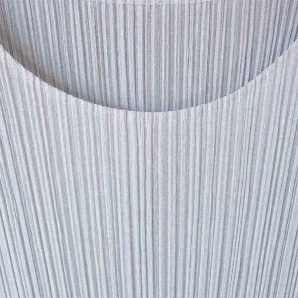 PLEATS PLEASE プリーツプリーズ PP31-JH153 ISSEY MIYAKE イッセイミヤケ プリーツ加工 フレンチスリーブ マキシ丈 ワンピース ホワイト ホワイト系 2【美品】【中古】