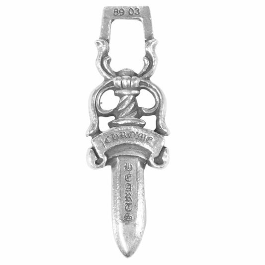 CHROME HEARTS クロムハーツ（原本無） #10 ダガー ペンダント トップ スターリングシルバー シルバー系【中古】