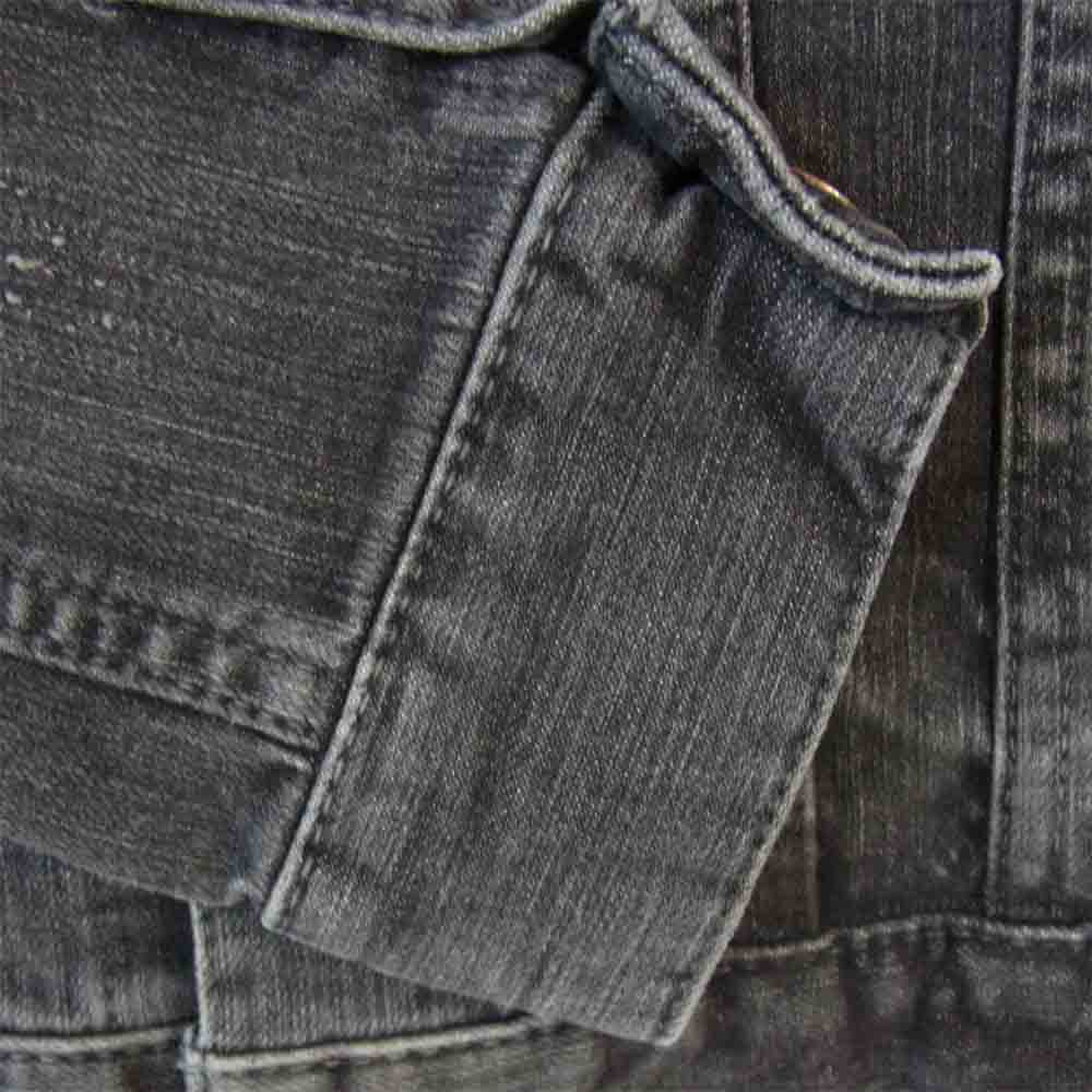 HYSTERIC GLAMOUR ヒステリックグラマー  0112AB02996 SP加工 ロッカーズ デニムジャケット ブラック系 F【新古品】【未使用】【中古】
