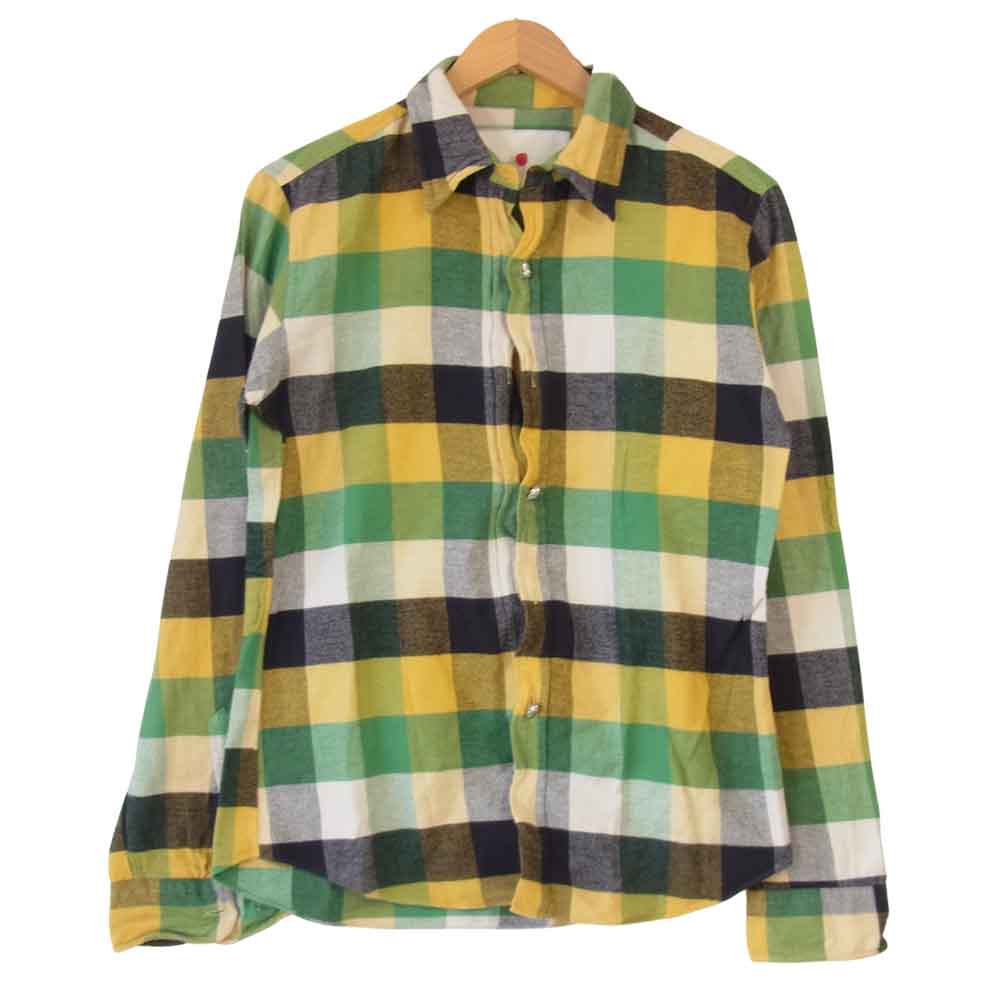 marka マーカ スカルボタン チェック ネルシャツ マルチカラー系 2【中古】