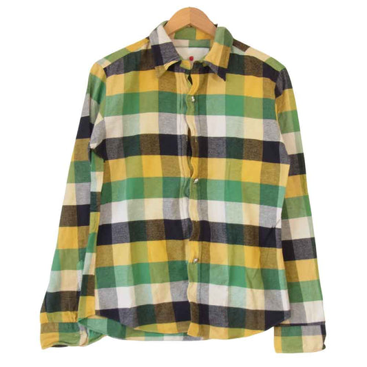 marka マーカ スカルボタン チェック ネルシャツ マルチカラー系 2【中古】