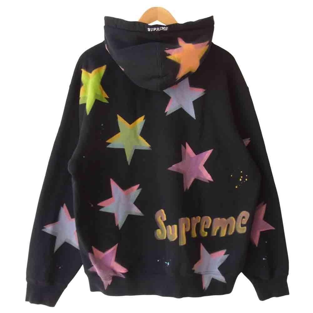 Supreme シュプリーム 21SS Gonz Stars Hooded Sweatshirt ゴンズ スターズ フーデッド スウェット シャツ ブラック系 L【極上美品】【中古】