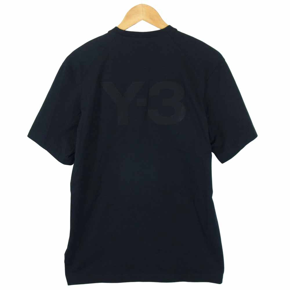 Yohji Yamamoto ヨウジヤマモト FN3348 Y-3 ワイスリー M CLASSIC BACK LOGO SS TEE クラシック バックロゴ Tシャツ ブラック系 XS【美品】【中古】