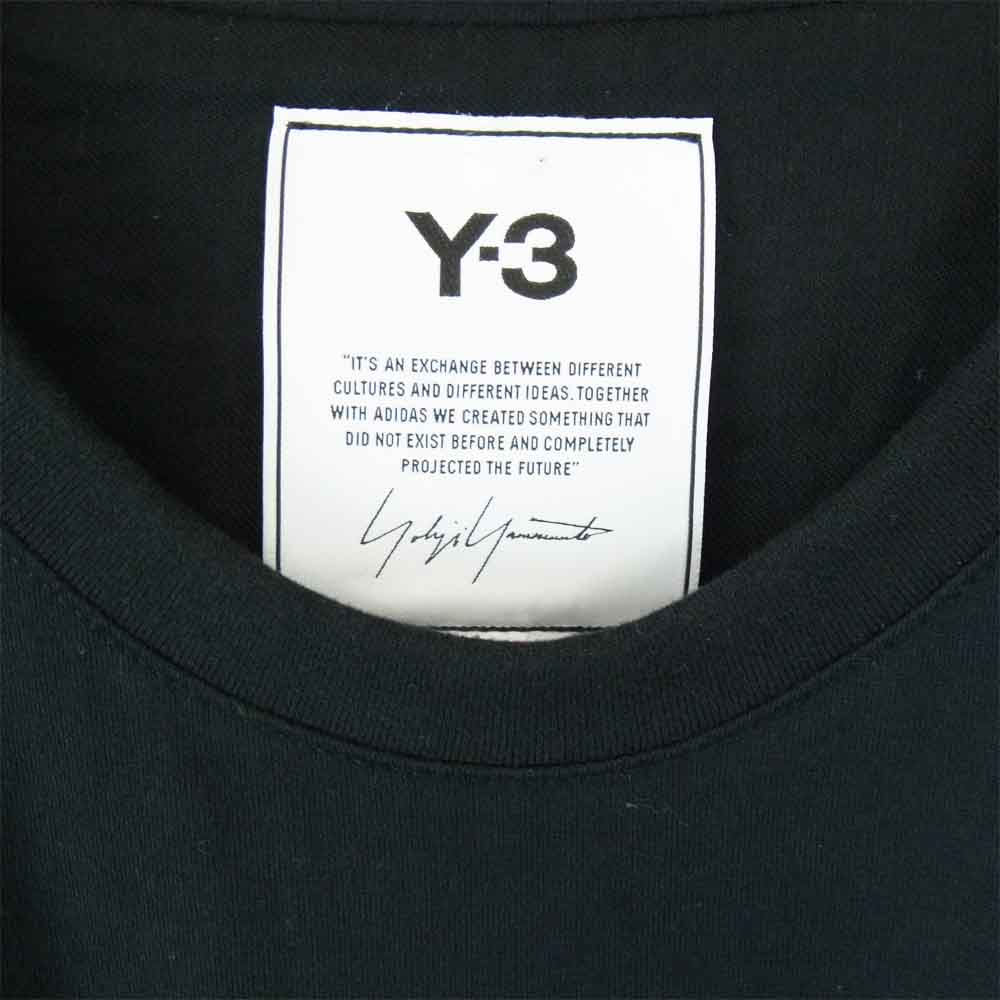 Yohji Yamamoto ヨウジヤマモト FN3348 Y-3 ワイスリー M CLASSIC BACK LOGO SS TEE クラシック バックロゴ Tシャツ ブラック系 XS【美品】【中古】