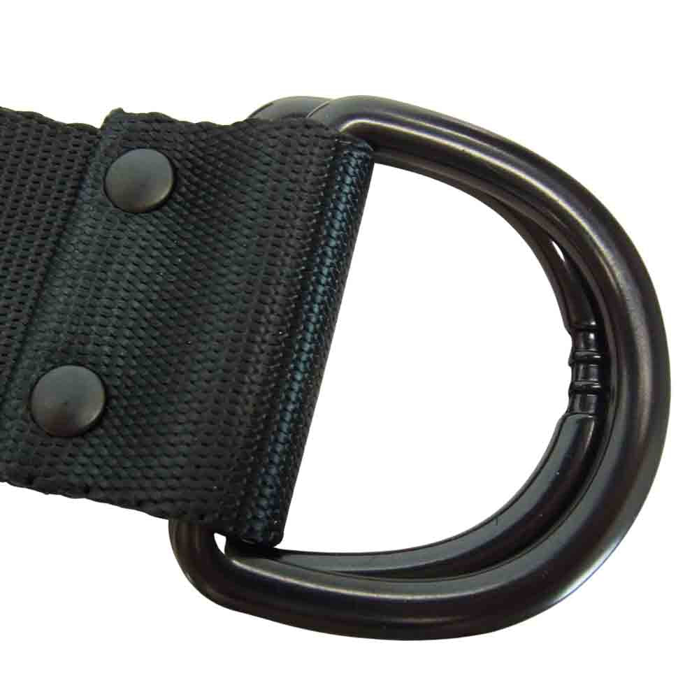 Yohji Yamamoto ヨウジヤマモト FH9339 Y-3 ワイスリー LOGO BELT ロゴ ベルト ブラック系【美品】【中古】