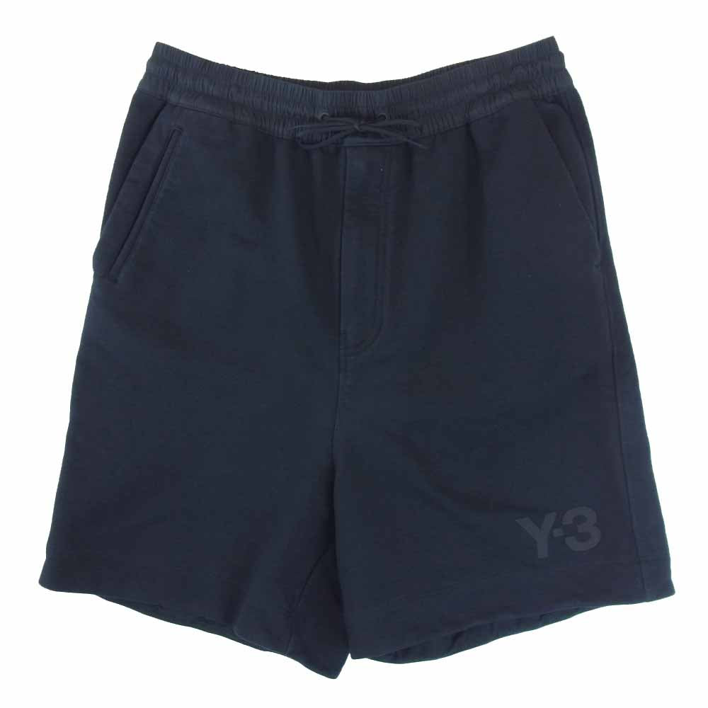 Yohji Yamamoto ヨウジヤマモト FN3394 Y-3 ワイスリー M CLASSIC TERRY SHORTS クラシック テリー ショーツ ブラック系 S【美品】【中古】
