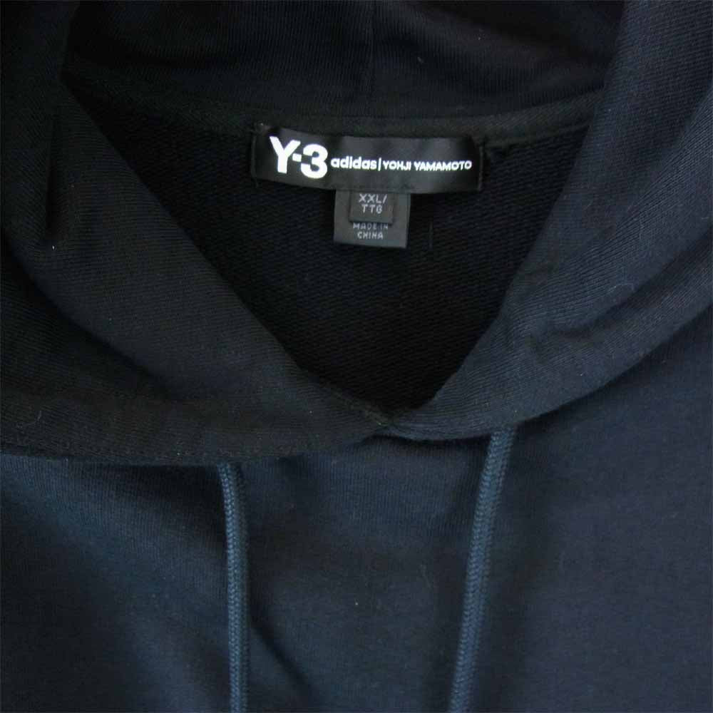 Yohji Yamamoto ヨウジヤマモト GD5030 Y-3 ワイスリー U CRFT GRAPHIC HOODIE 爆走黒鴉 カラス バックプリント プルオーバー パーカー ブラック系 XXL【極上美品】【中古】
